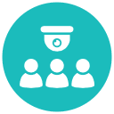 4 hosted surveillance video surveillance services icon