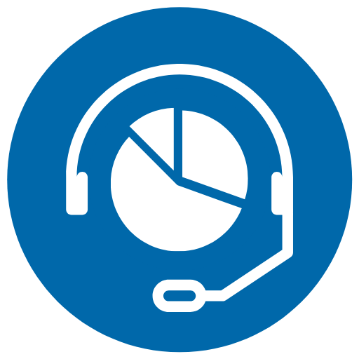 Business Phone Call Center Data Icon